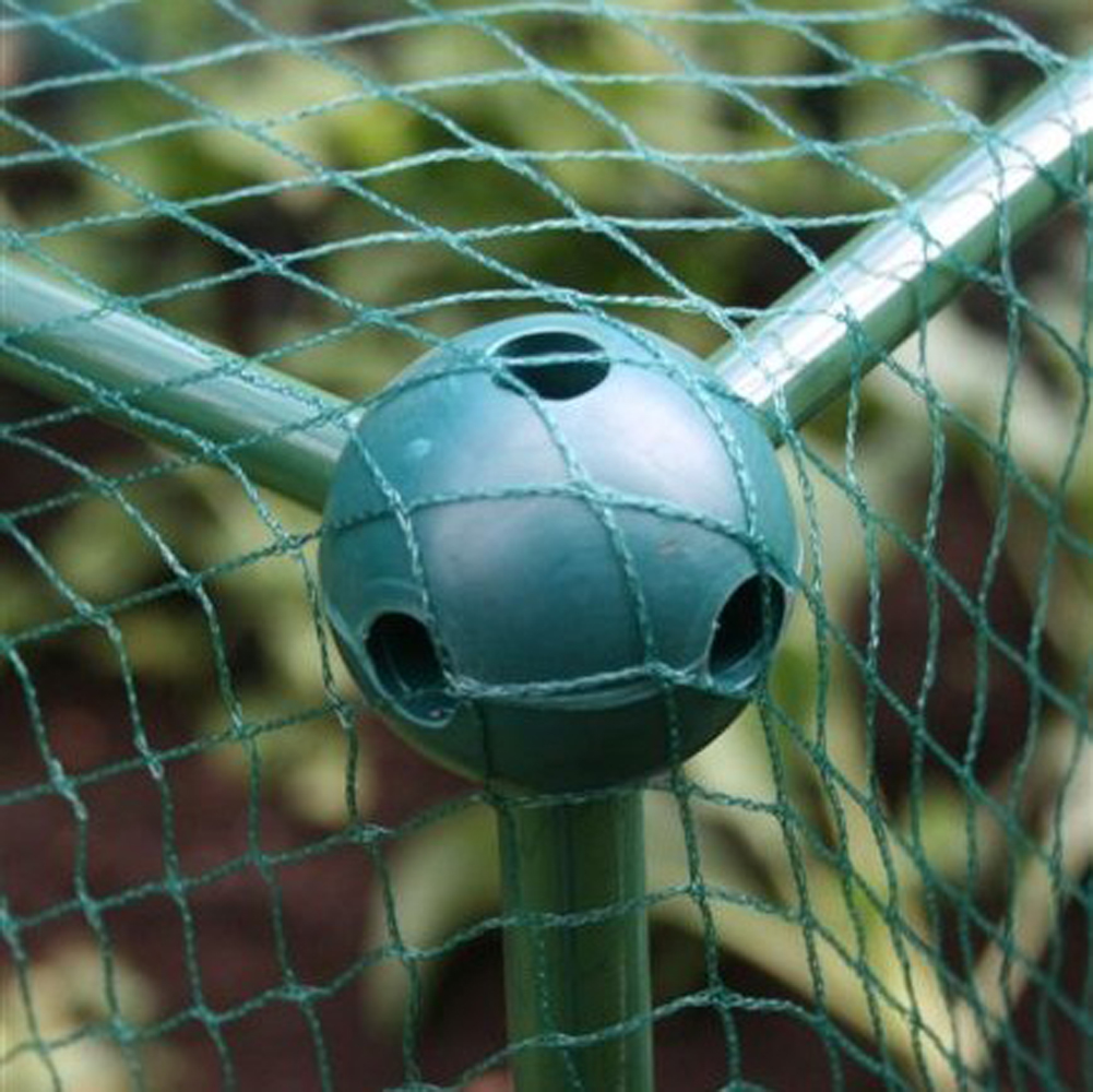 fruit cage build aluminium kit balls tubing cages ball netting plant garden gardening protection 5mx1 plants june 5m screening enlarge