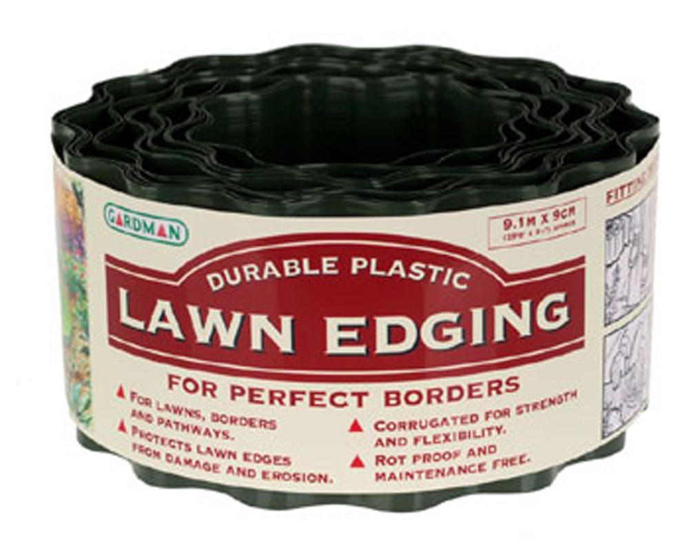 Lawn Edge Green 9m x 90mm 4 Rolls - Lawn Border and Edging